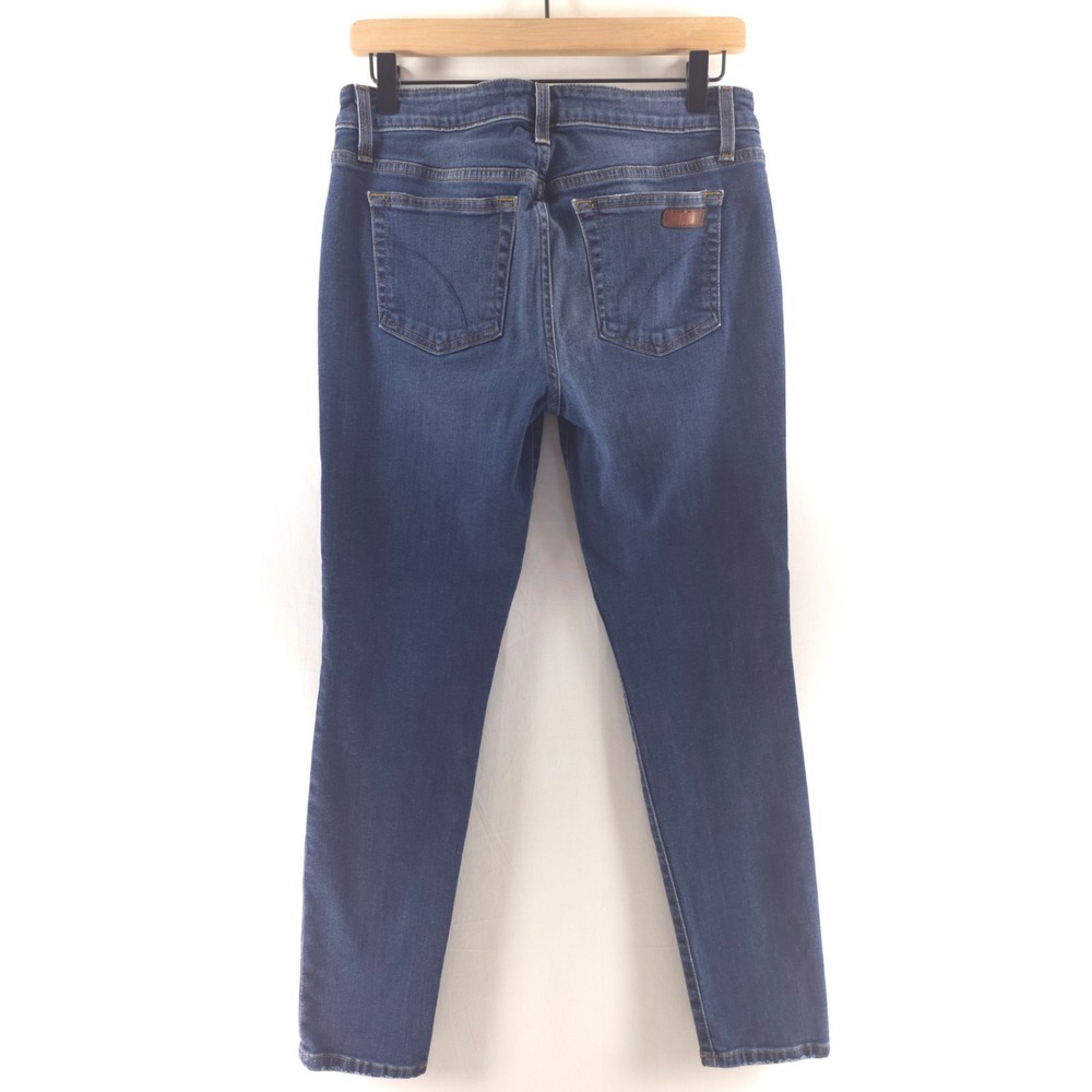 Joe's Jeans Women Skinny Ankle Jeans Size 29 Blue Dark Wash Distressed - Picture 3 of 10